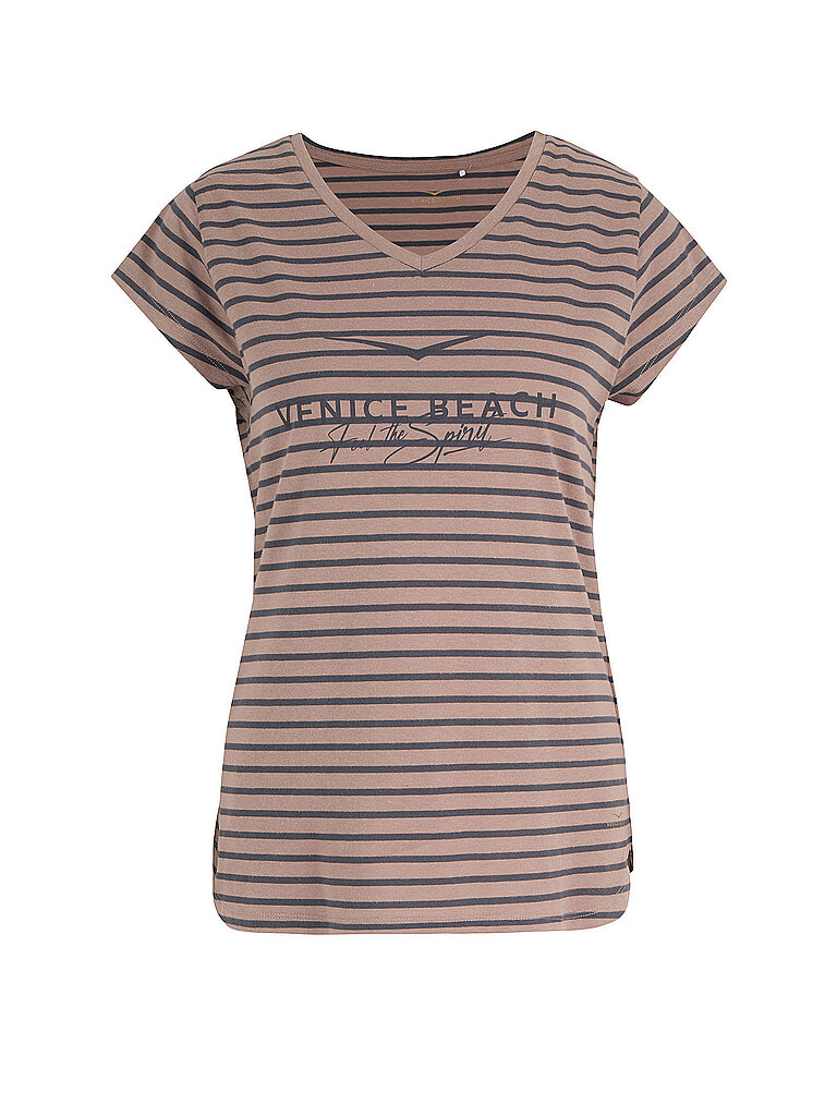 VENICE BEACH Damen Fitnessshirt Alisia olive | L